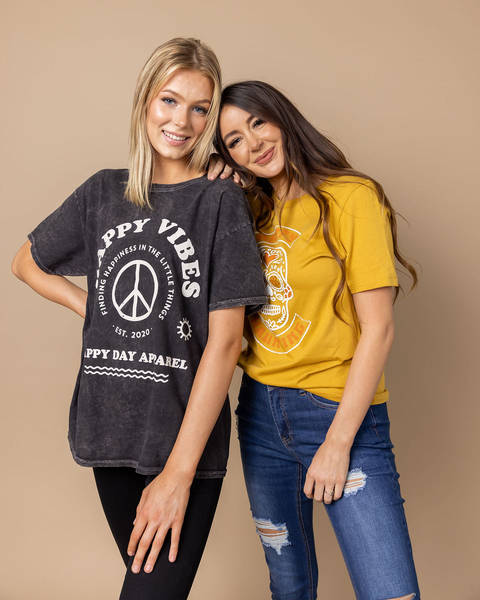 Happy Vibes Tee – Happy Day Apparel | T-Shirts