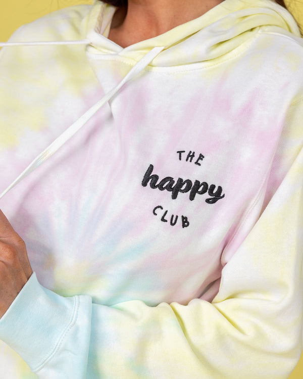 The Happy Club Tie-Dye Hoodie